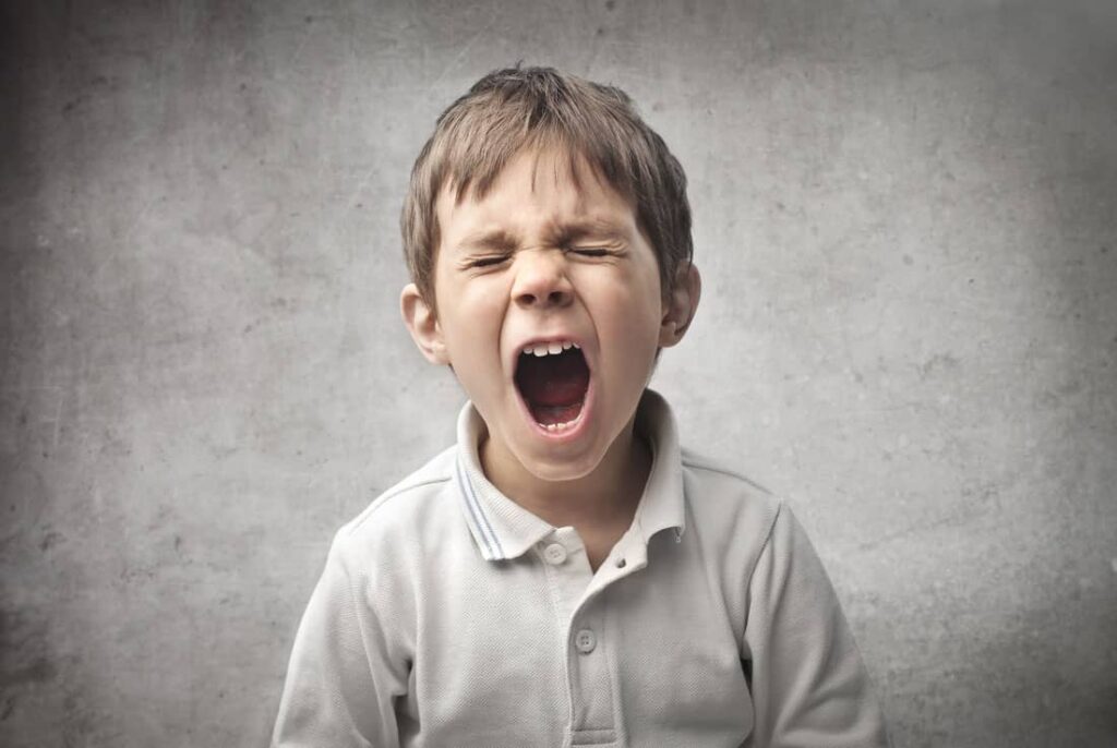 نوبات الغضب عند أطفال التوحد